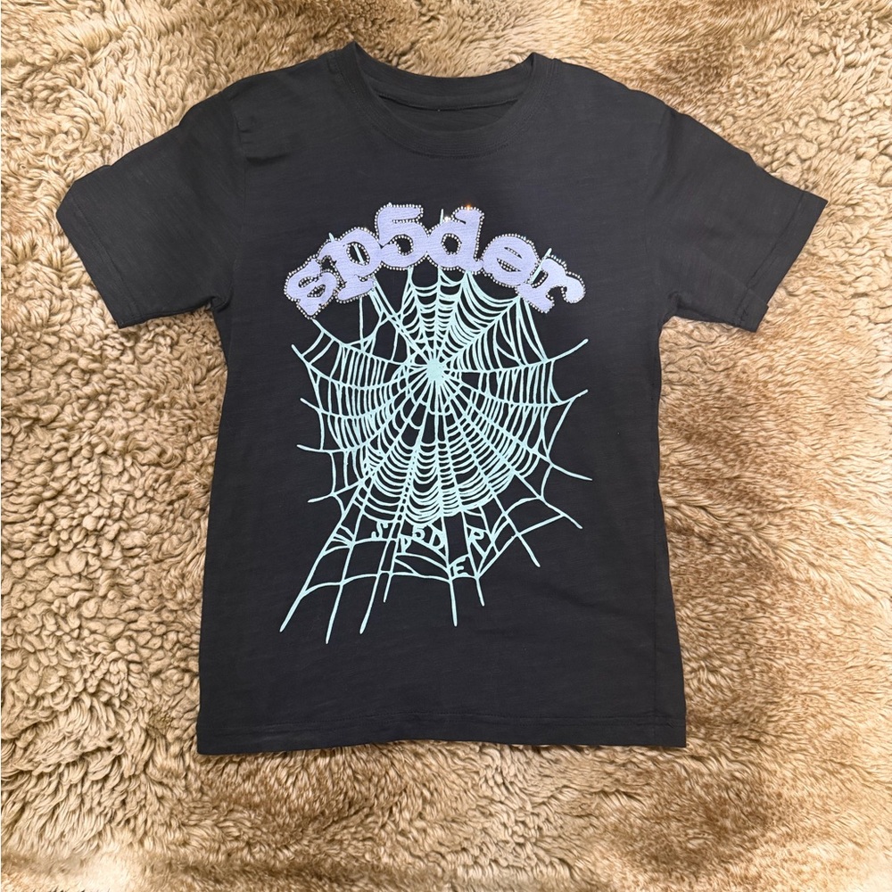 Sp5der Black Tee